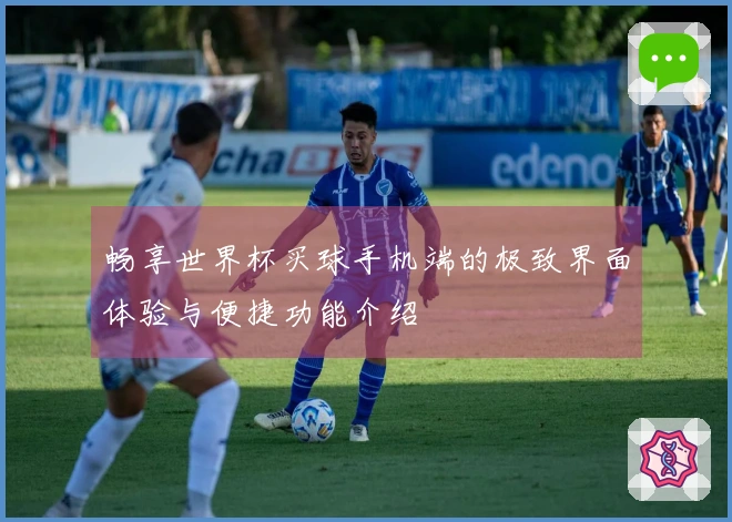 畅享世界杯买球手机端的极致界面体验与便捷功能介绍