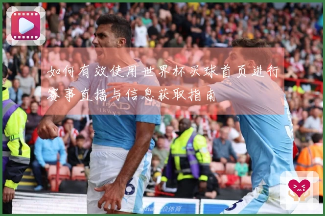 如何有效使用世界杯买球首页进行赛事直播与信息获取指南